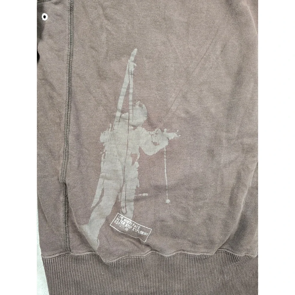 The North Face Hoodie Mens L Brown Retro 1970s First Ascents Sweatshirt *Read